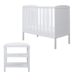 ICKLE BUBBA Coleby Space Saver 2 Piece Furniture Set and All Seasons Premium Pocket Sprung Mattress - White