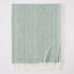 Oceanfront Resort Textured Stripe 50x60 Throw