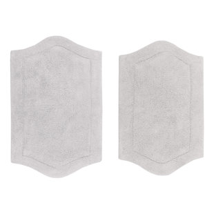 ESS ESS EXPORTS Waterford 100% Cotton Bath Rug with Non-Slip Backing