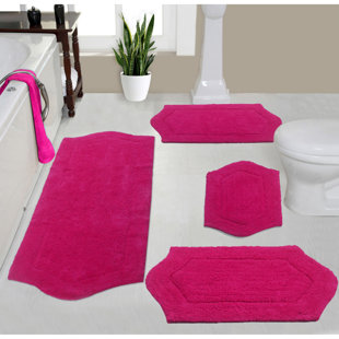 ESS ESS EXPORTS Waterford 100% Cotton Bath Rug with Non-Slip Backing