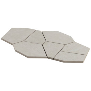 BOND TILE Monolith 11.81 In. X 19.68 In. Organic Pattern Matte Porcelain Mosaic Floor And Wall Tile (1.55 Sq. Ft. / Each)