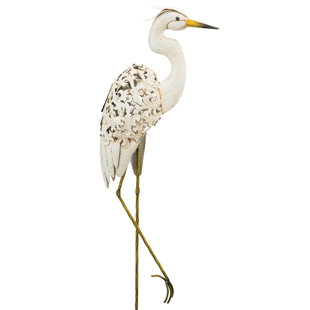 REGAL ART & GIFT Solar Bird Stake - Egret