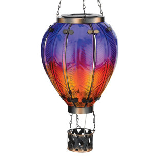 REGAL ART & GIFT 23.5'' Battery Powered Integrated LED Outdoor Hanging Light