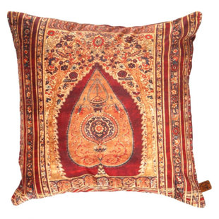 PASARGAD NY Pasargad velvet Throw Pillow 16'' X 16"