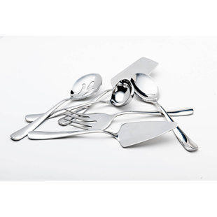 Nicole Miller 6-Piece Madison Hostess Set Made With Quality Stainless Steel