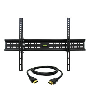 MEGAMOUNTS Black Tilt Wall Mount for Holds up to 130 lbs