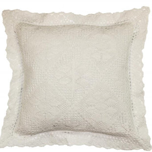 VIOLET LINEN Stars Reversible Throw Pillow