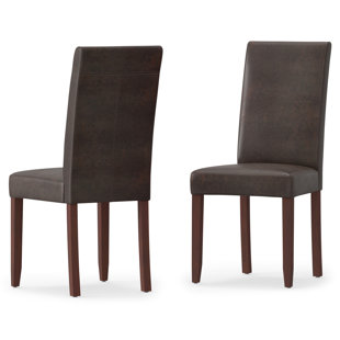 SIMPLI HOME Acadian Solid Wood Dining Chair (Set of 2)