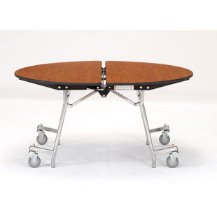 National Public Seating Round Cafeteria Table with Metal Frame