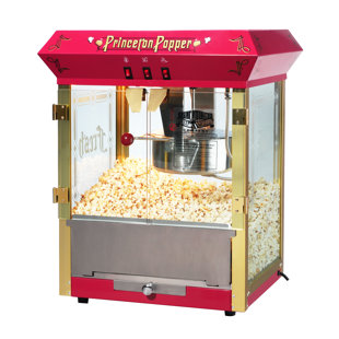 GREAT NORTHERN POPCORN 8 Oz. Princeton Antique Popcorn Machine with Cart