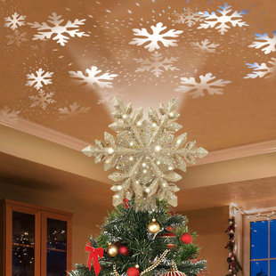 SUMDOP-S Snowflake Tree Topper - Lighted