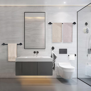 ZAALBA 5-Piece Matte Bath Hardware Set