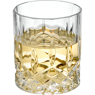 BARSKI Whiskey Glasses - Double Old Fashioned Rocks Glass - Set of 4 - 10.5 oz (Set of 4)