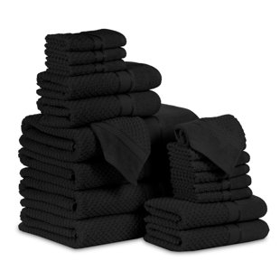 AMPLE DECOR Mulaayam Collection Towel (Set of 18) (Set of 18)