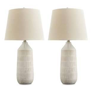 BEACHCREST HOME™ Clontarf Ceramic Table Lamp (Set of 2)