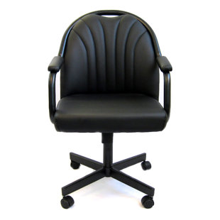 CASTER CHAIR COMPANY Empire Solid Back Arm Chair