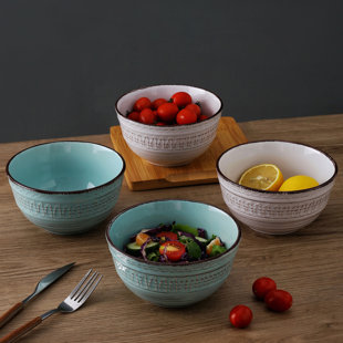 BUNGALOW ROSE Annet 26Oz. Stoneware Cereal Bowl Set (Set of 4)