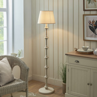 HERITAGE HUES Carnaby 157cm Satin Traditional Floor Lamp