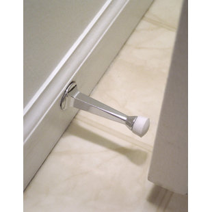 HICKORY HARDWARE Door Stops Collection Hinge Pin Door Stop Brass 1-7/8 Inch x 5/8 Inch Satin Nickel Finish