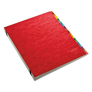 ESSELTE PENDAFLEX CORPORATION Pendaflex® Expandable Indexed Desk File PVC / Vinyl Flat Files Open