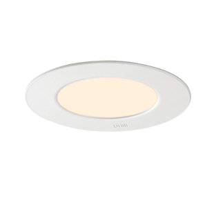 BRILLI WELLNESS LIGHTING Brilli 4"W "Get in Sync" Color Tunable LED Canless Recessed Downlight Flush Mount Light Fixture