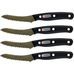 Miracle Blade IV World Class Professional Series Set of Four (4) Serrated Steak Knives (Set of 4)