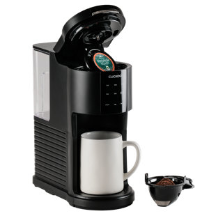 CUCKOO ELECTRONICS CUCKOO Electric 3-in-1 Coffee Maker Uses Ground Coffee/ K-Cup Pod / Loose Tea Leaves Single Serve Coffee Brewer and Tea Maker (CCM-AK011B)