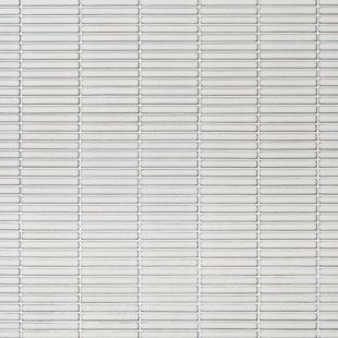 BOND TILE Monogram Stacked 11.19 In. X 11.9 In. Glossy Porcelain Mosaic Floor And Wall Tile (0.92 Sq. Ft. / Each)