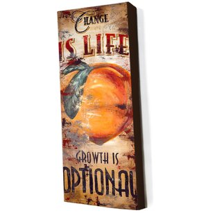 "Change is Life" by Rodney White Vintage Advertisement on Wrapped Canvas