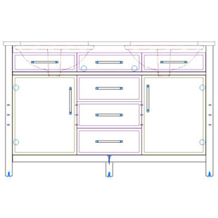SUDIO DESIGN Logan 54" Double Vanity
