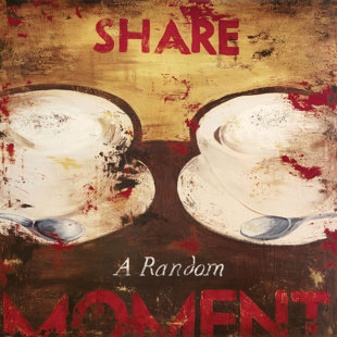 Share A Random Moment On Canvas by Rodney White Print