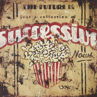 "Successive Nows" by Rodney White Vintage Advertisement on Wrapped Canvas