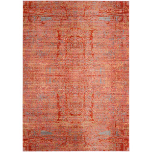 WILLISTON FORGE Daulton Hand Hooked Red Rug