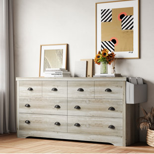 MILLWOOD PINES Hartnell 8 Drawer 59.1" W Double Dresser