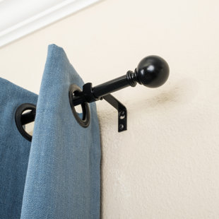 CANORA GREY Aariah Metal Adjustable Single Curtain Rod