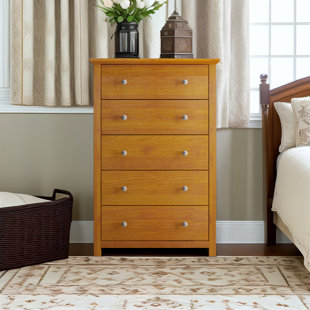 WADE LOGAN® Tevrat 5 Drawers 31.1" W Dresser