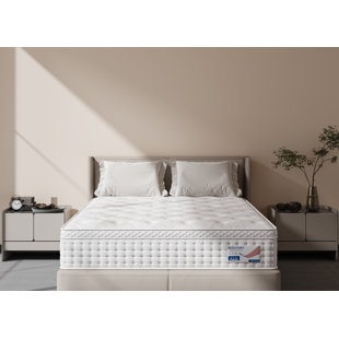 BEDSTORY SELECTION BedStory Advantage 14" Hybrid Mattress with CertiPUR-US Gel Memory Foam & Pocket Springs, Plush