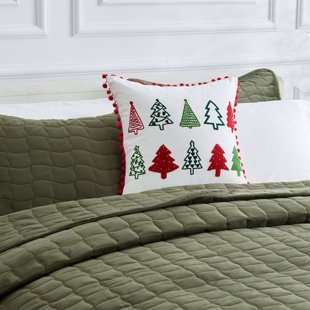 FRESHFOLDS Decorative Christmas Indoor Throw Pillow