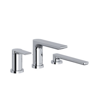 RIOBEL Fresk 3-Hole Pressure Balance Deck Mount Tub Filler Trim