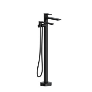 RIOBEL Fresk Thermostatic Single Hole Floor Mount Tub Filler Trim