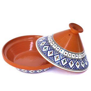 KAMSAH Tagine – Non-Stick Ceramic Round Cookware for Versatile Cooking