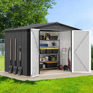 BALCONERA Galvanized Steel Storage Shed