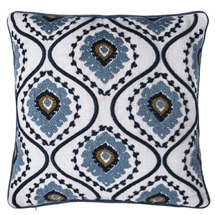 14 KARAT HOME INC. Embroidered Throw Pillow