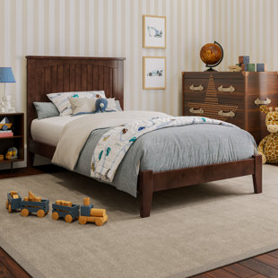 AFI FURNISHINGS Nantucket Low Profile Solid Wood Platform Bed