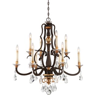 METROPOLITAN BY MINKA Chateau Nobles 10 - Light Candle Style Classic / Traditional Chandelier