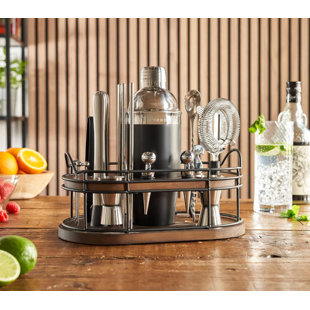 MINT PANTRY® Keshawn 22 - Piece All - in - One Bar Set: Ultimate Cocktail Shaker Bartender Kit with Complete Bar Accessories