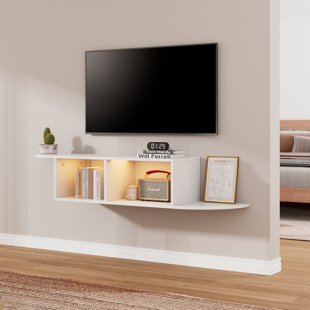 CIKONIELF Alaric 47.2'' Media Console With Charging Station And LED Lights