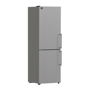 Forno Alta Qualita Guardia 23.4-Inch Bottom Freezer Refrigerator Stainless Steel, 10.8 cu.ft.