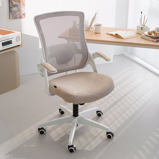 INBOX ZERO Neeya Ergonomic Mesh Office Chair With Adjustable Lumbar Support And Flip-Up Armrests
