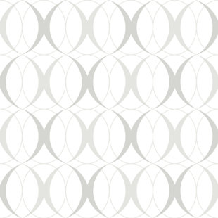 EBERN DESIGNS Jellie Peel & Stick Geometric Roll